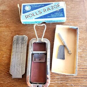 Vintage Rolls Razor 1927 Antique England London Best Sheffield Steel